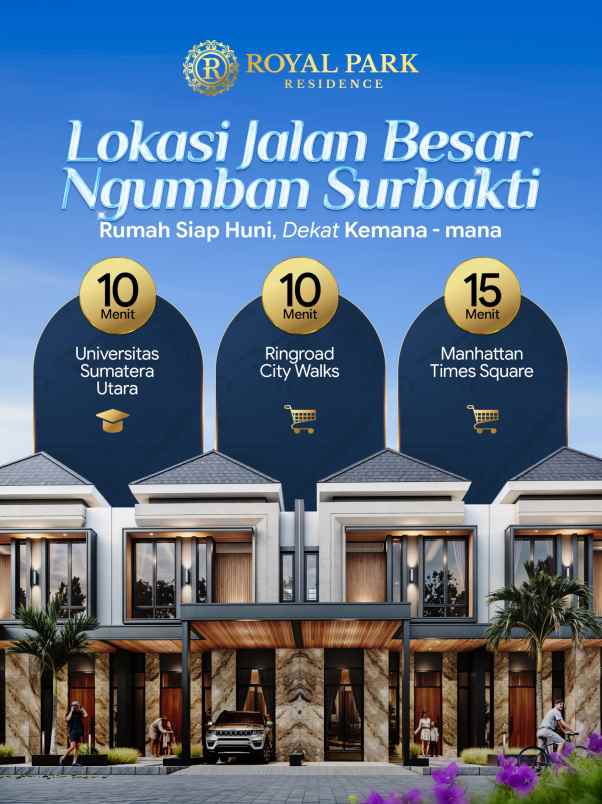 dijual villa jl ngumban surbakti