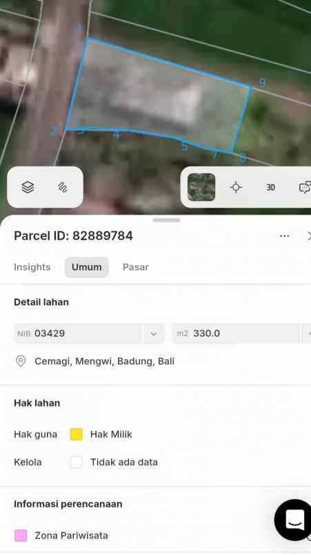 dijual villa pantai mengening