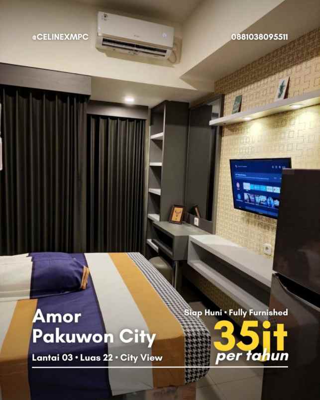 disewakan apartemen apartment amor pakuwon