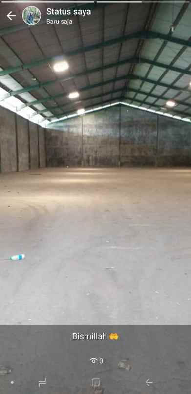 disewakan ruko gudang kantor ssemper barat kenari