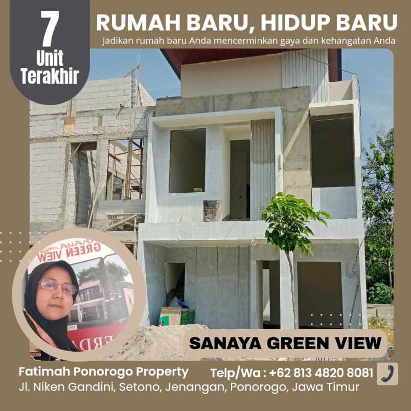 edisi semakin menipis rumah syariah 2 lantai ponorogo