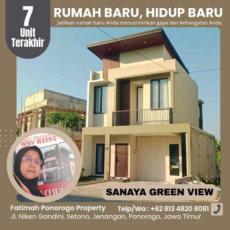 edisi semakin menipis rumah syariah 2 lantai ponorogo