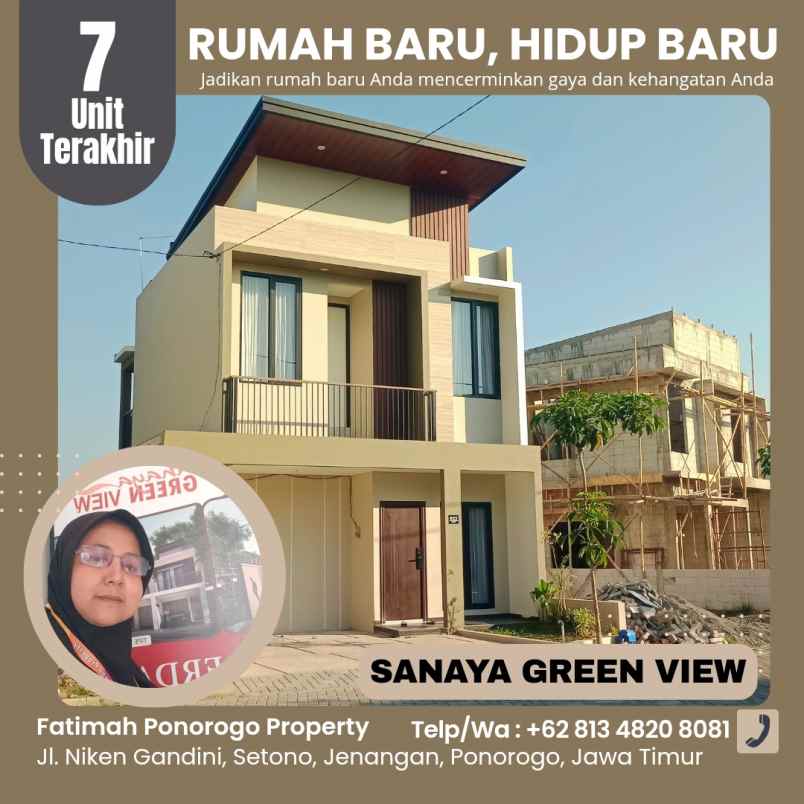 edisi semakin menipis rumah syariah 2 lantai ponorogo