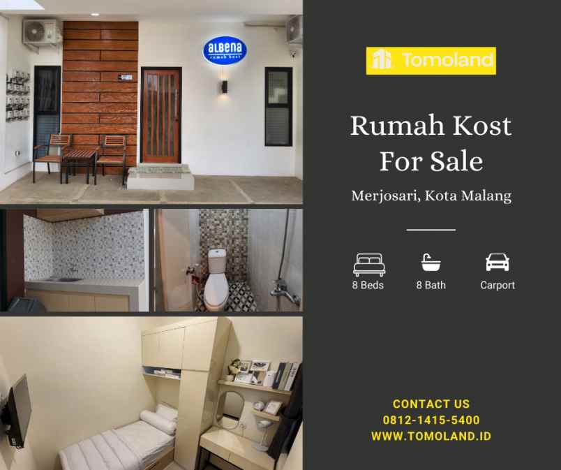 hub jual kost malang lokasi premium