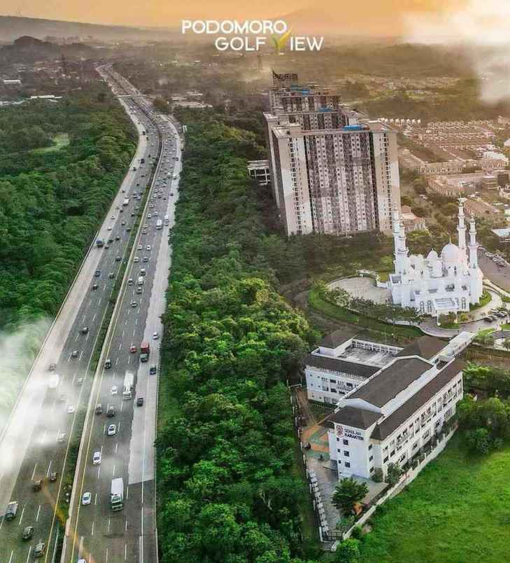 hunian milenial nempel akses tol cimanggis depok