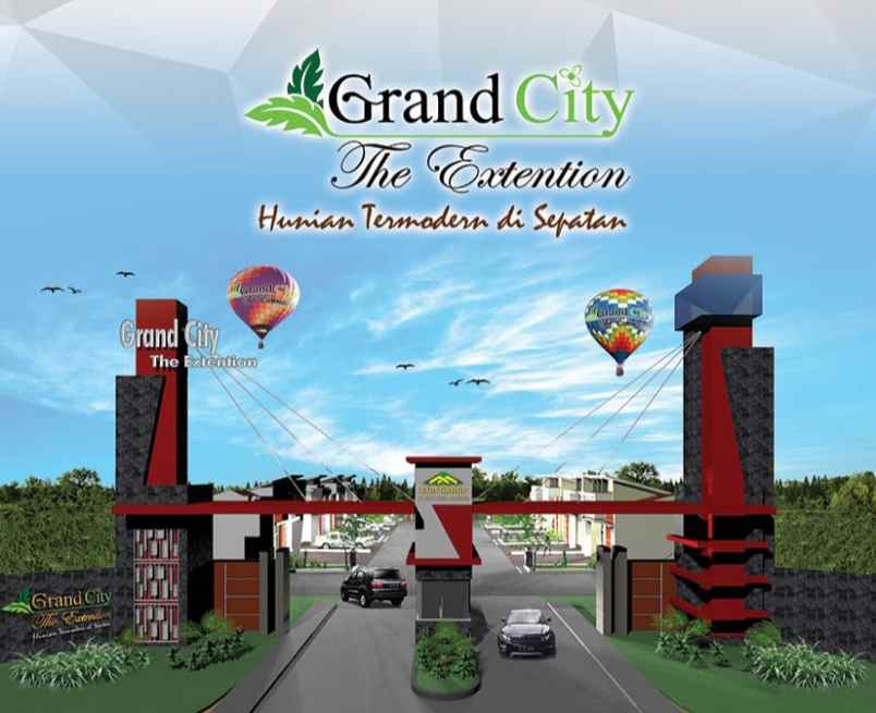 hunian tanah luas grandcity the extention hany 5 juta