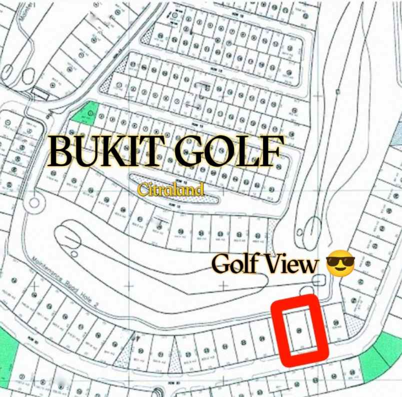 jual kavling bukit golf citraland surabaya barat