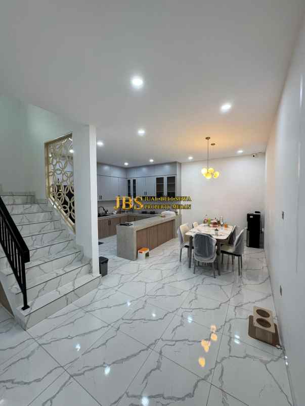 jual rumah di komplek villa rukun mas adam malik medan