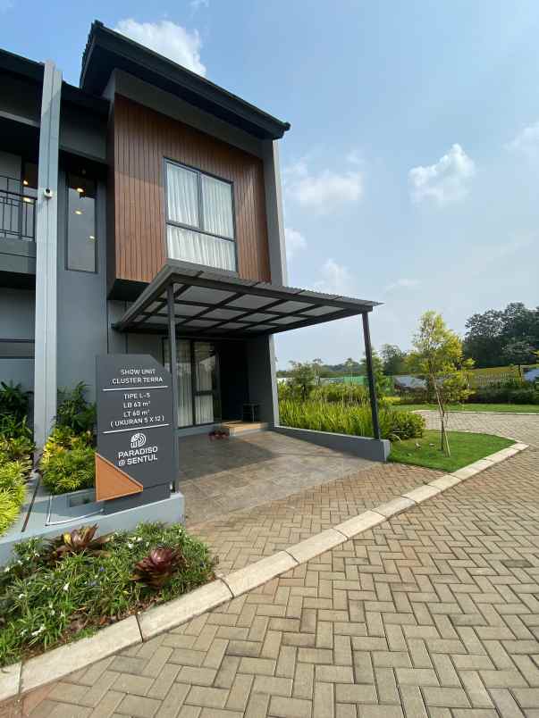 paradiso sentul rumah sejuk dekat tol mulai 1 3 m