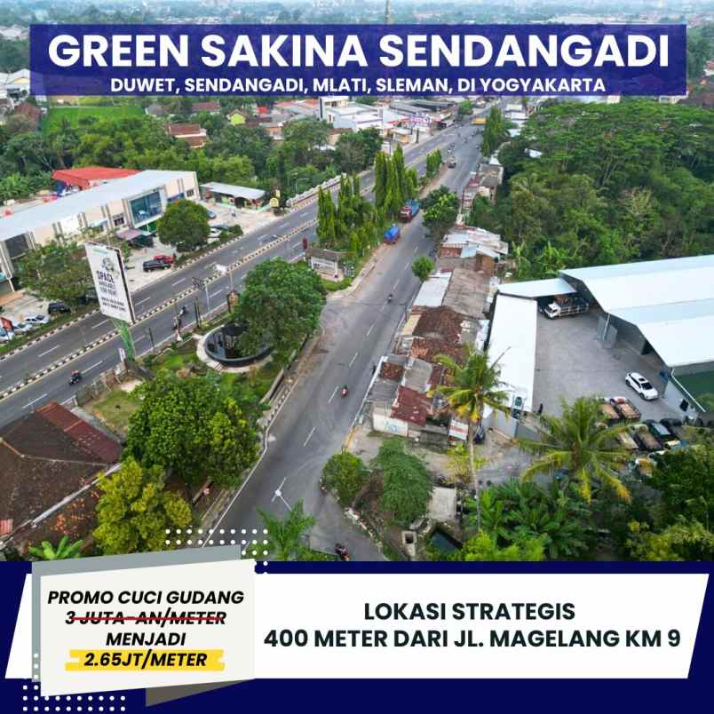 pekarangan murah selatan pemda sleman