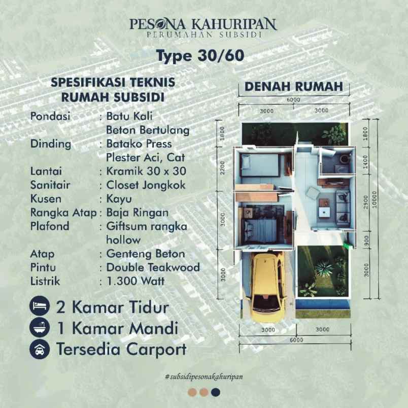 pesona kahuripan 7 rumah subsidi jabodetabek 2023