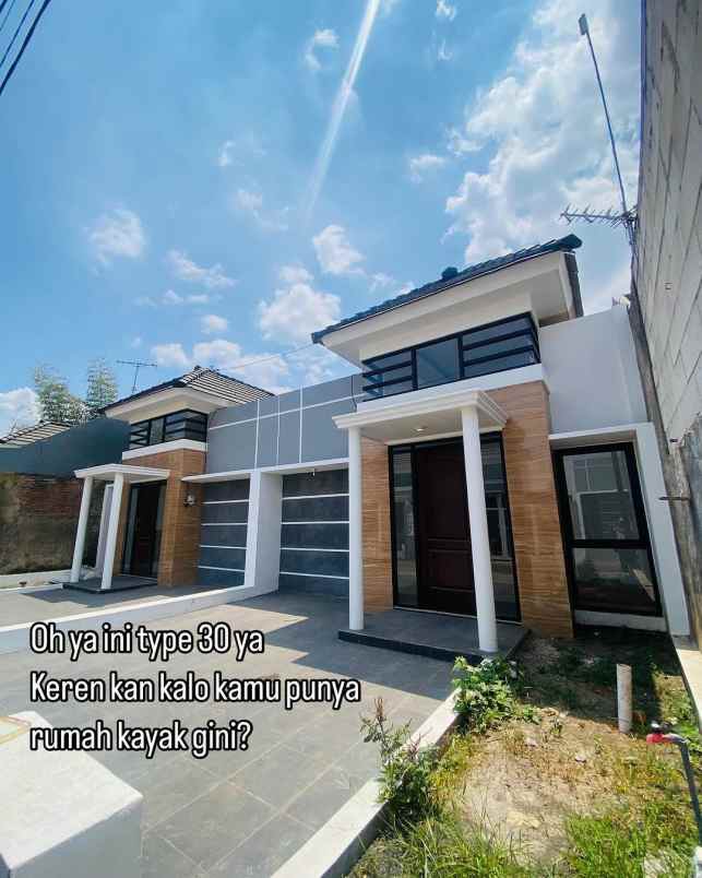 rumah 1 lantai modern di sukun malang