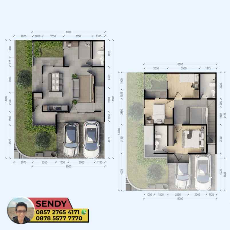 rumah 2 lantai dekat bandara juanda surabaya