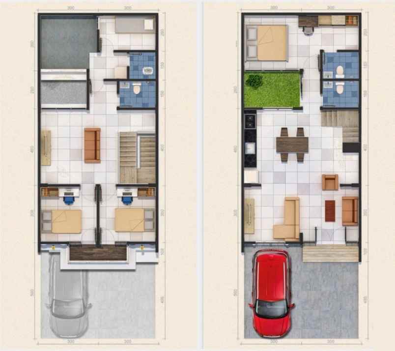rumah 2 lantai di jantung duren sawit jakarta timur
