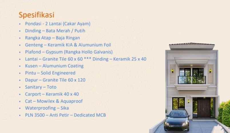 rumah 2 lantai di jantung duren sawit jakarta timur