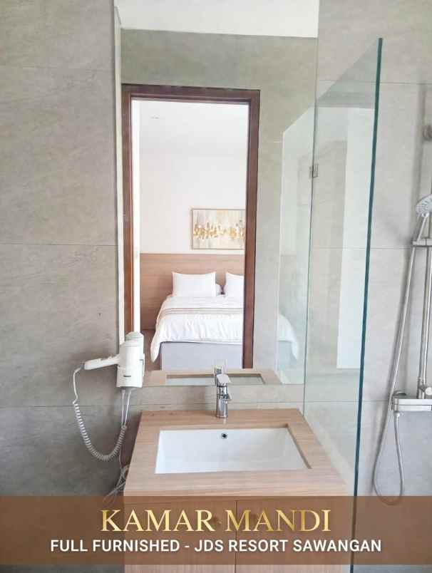rumah 2 lantai konsep resort 5jt all in full furnished