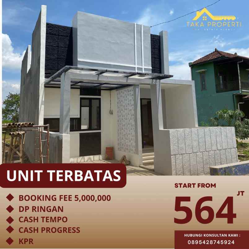 rumah aesthetic 7 menit ke stasiun maguwoharjo