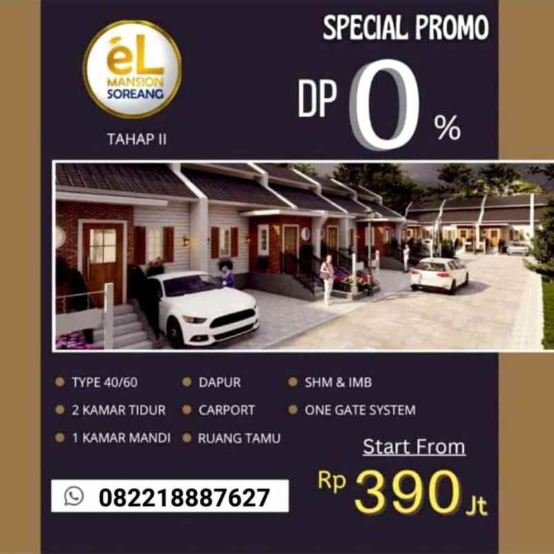 rumah exlusive modern one gate sistem dp 0 di paledang