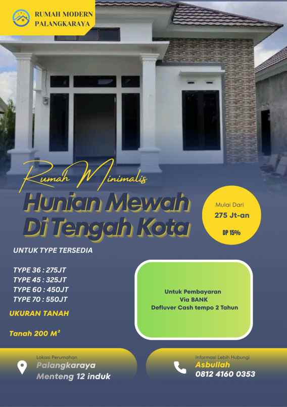 rumah minimalis indent murah