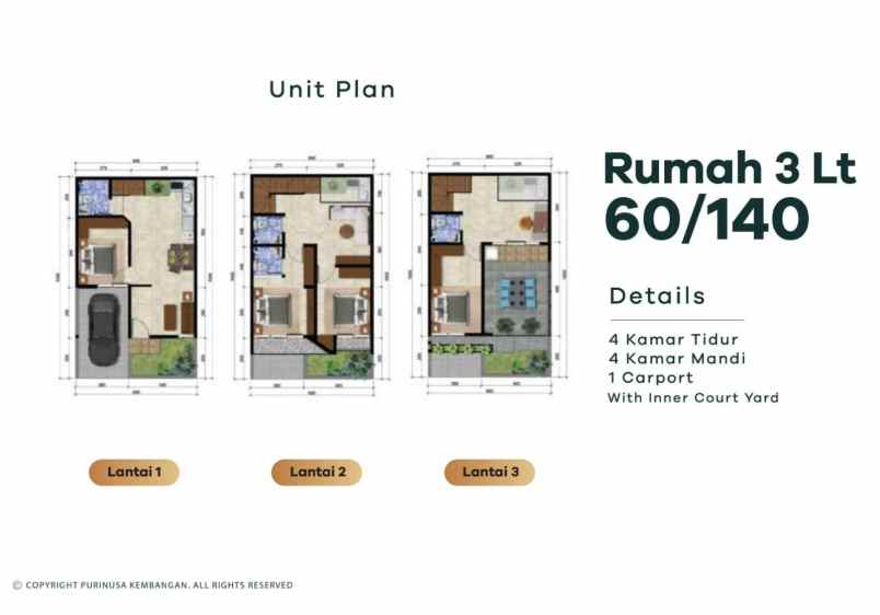 rumah premium di purinusa kembangan jakarta barat