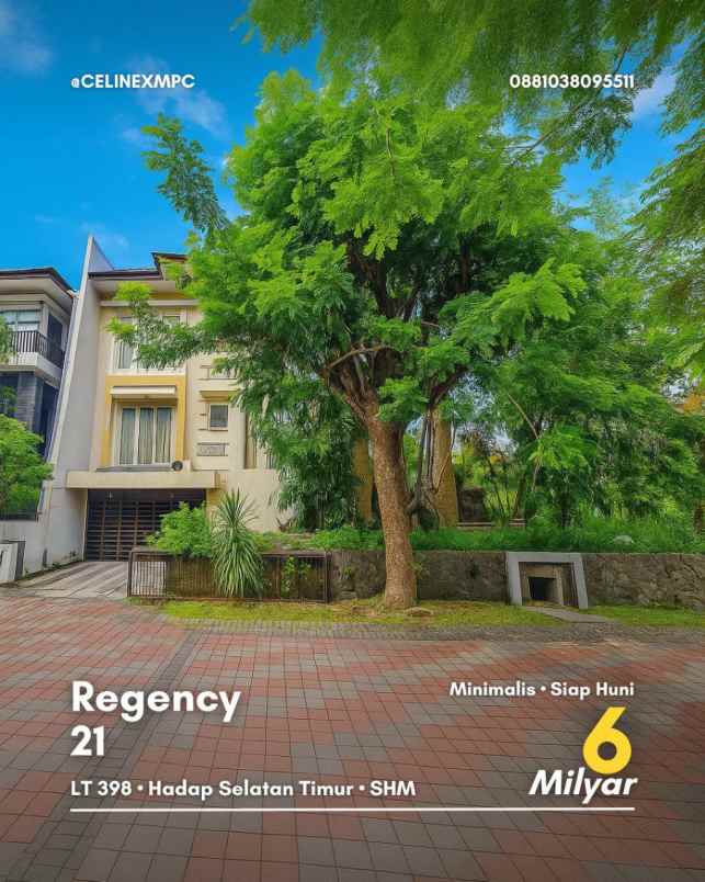 rumah regency 21 minimalis siap huni