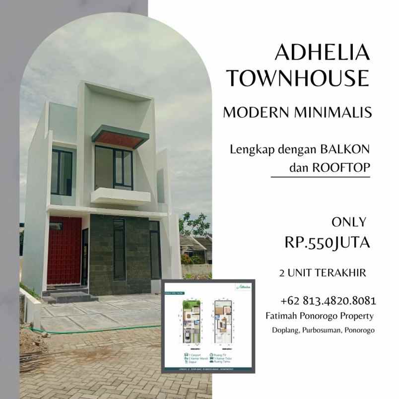 rumah syariah minimalis edisi terakhir di ponorogo