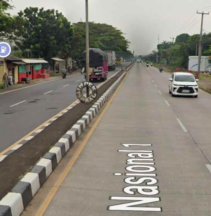 tamah strategis pinggir jalan parura pamanukan