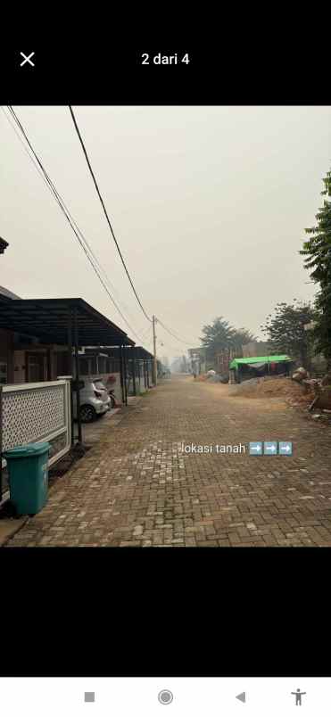 tanah ampera komplek emerald ukuran 15x20