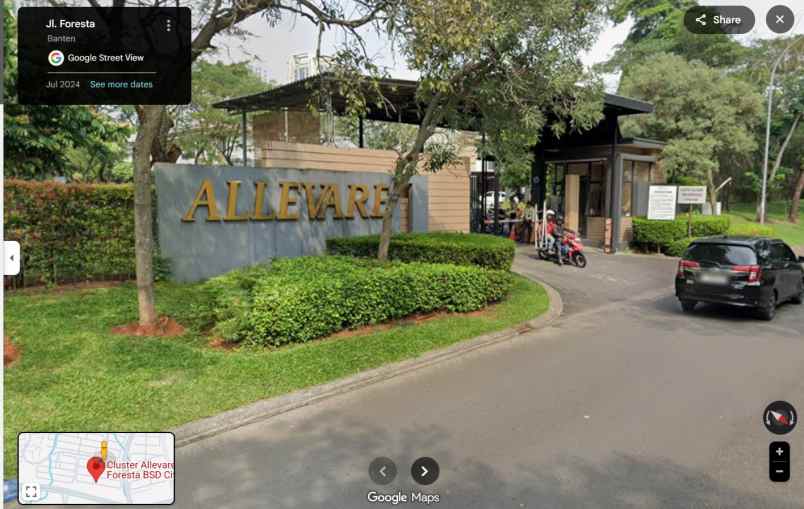 tanah di foresta bsd cluster allevare