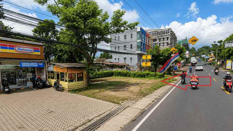 tanah dijual di cisarua puncak bogor nempel indomaret