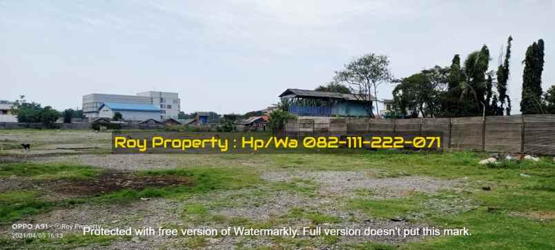 tanah jl marunda makmur segara