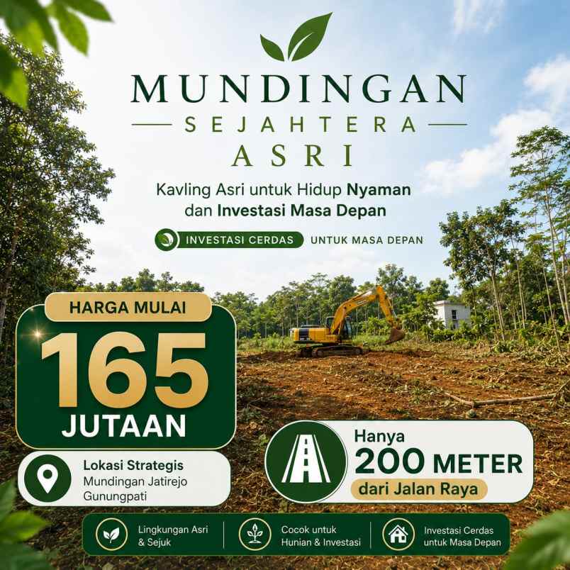 tanah kavling mundingan sejahtera gunung pati semarang