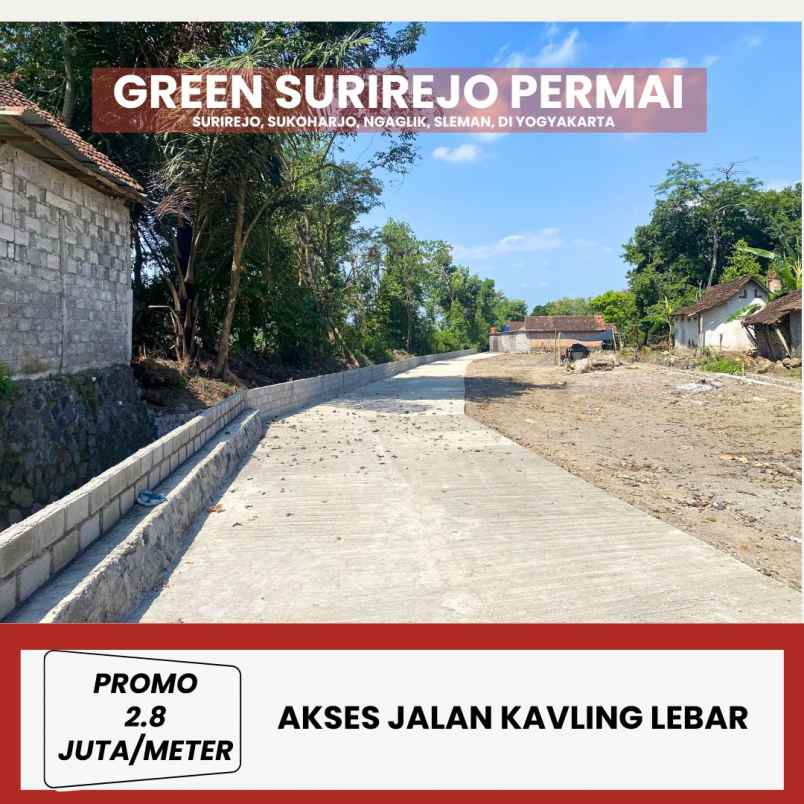 tanah pekarangan sertif ready timur jakal km 10