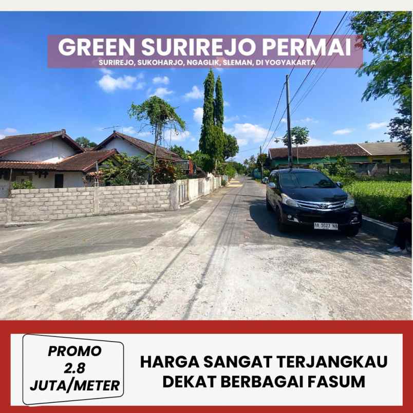 tanah pekarangan sertif ready timur jakal km 10