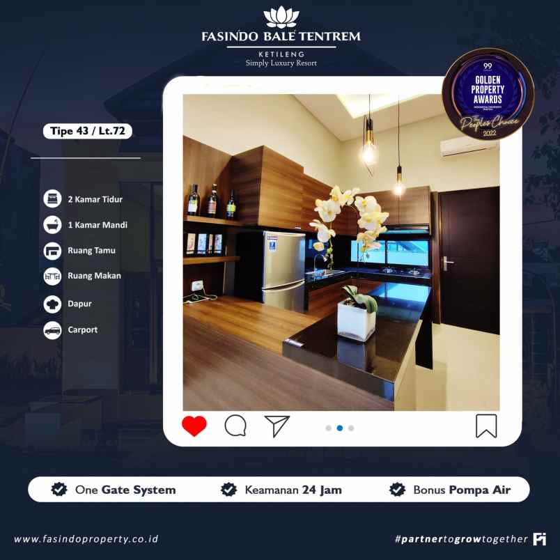 cluster exclusive bale tentrem di semarang timur