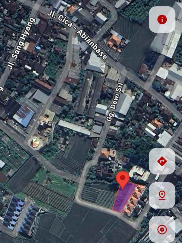 dijual 5 75 are jl cica abianbase kapal mengwi badung