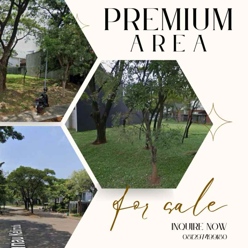 dijual cepat kavling jalan utama vassa lippo cikarang