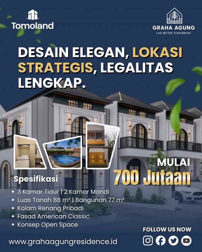 dijual kost merjosari