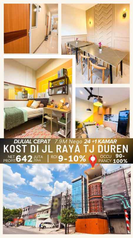 dijual kost tanjung duren