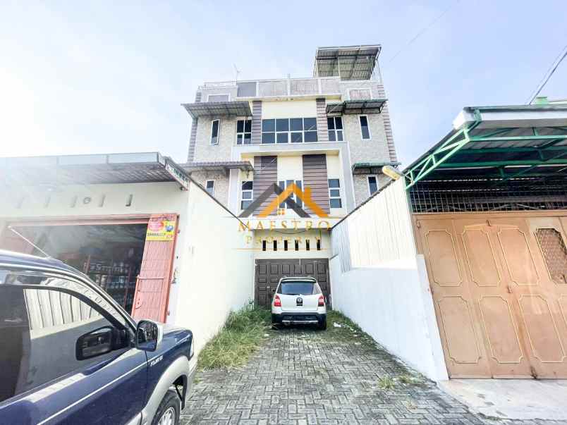 dijual ruko 3 5 tingkat jalan perjuangan medan