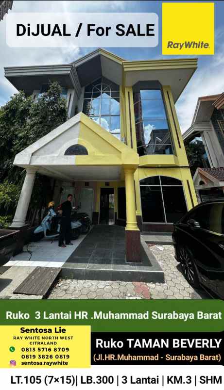 dijual ruko gudang kantor jalan hr muhammad