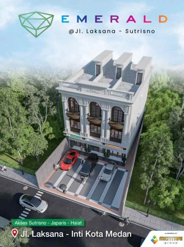 dijual ruko gudang kantor jalan laksana sutrisno