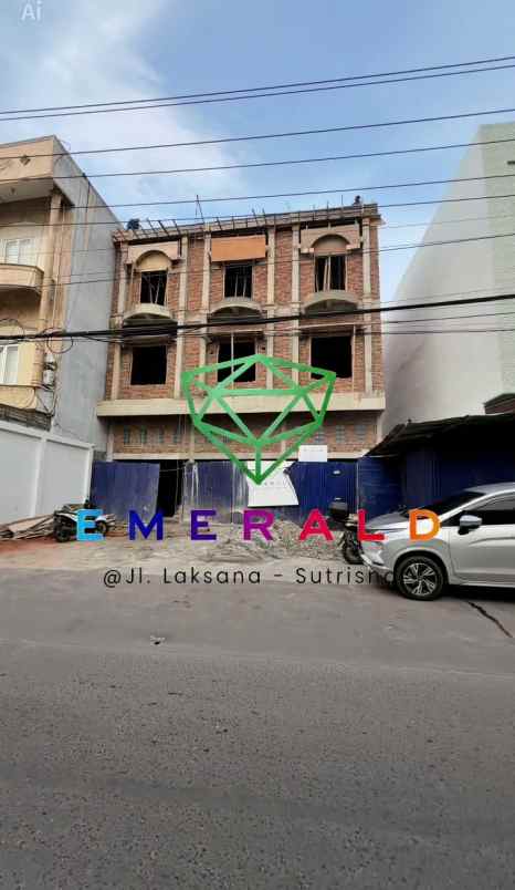 dijual ruko gudang kantor jalan laksana sutrisno