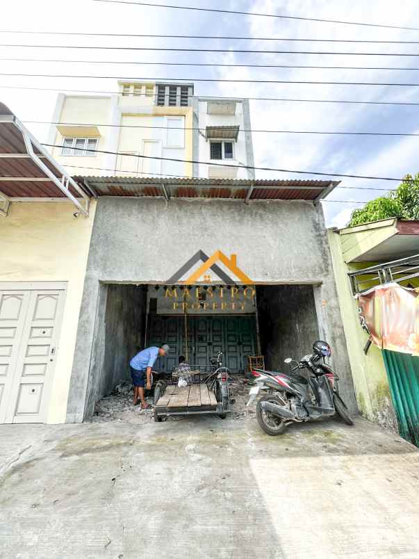 dijual ruko gudang kantor jalan pasar 3 krakatau