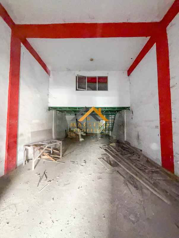dijual ruko gudang kantor jalan pasar 3 krakatau
