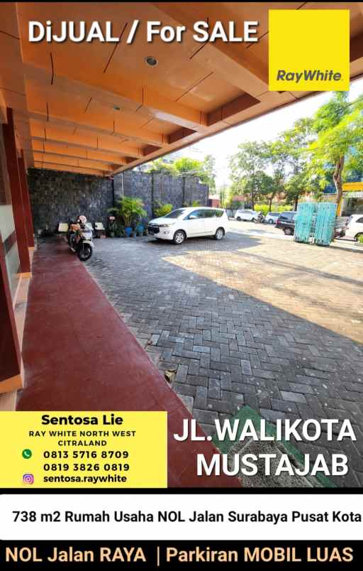 dijual ruko gudang kantor jalan walikota mustajab