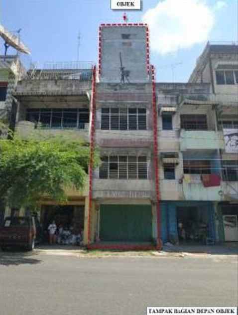 dijual ruko gudang kantor jl akmal no 830 kel pasar