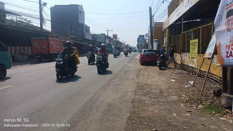 dijual ruko gudang kantor jl raya cibatu cisaat no