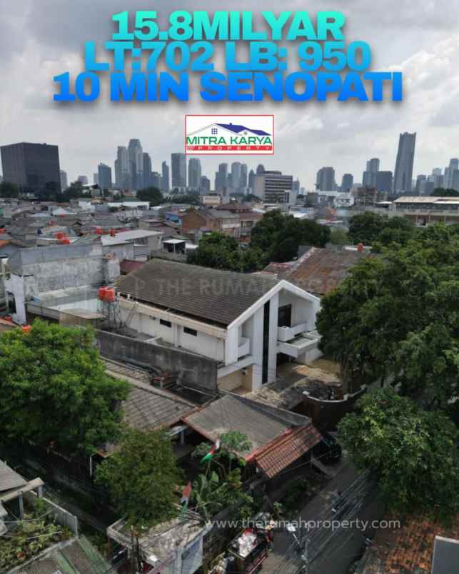dijual ruko gudang kantor tebet