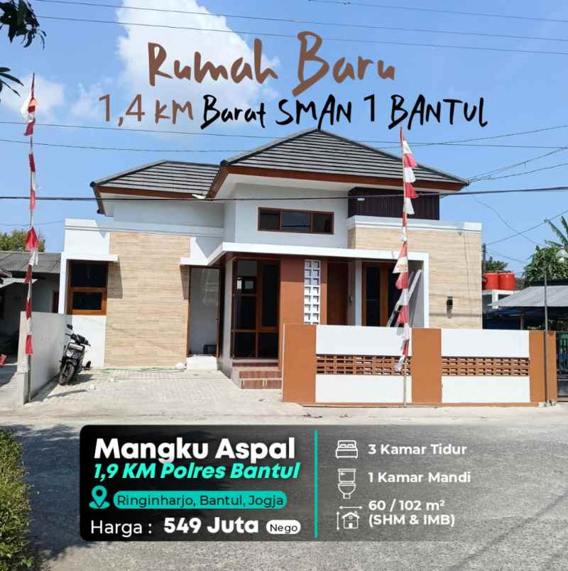 dijual rumah banrul